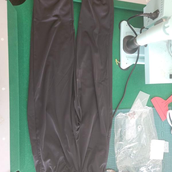 Custom-Made Shiny Polyester Tricot Jogger Pants